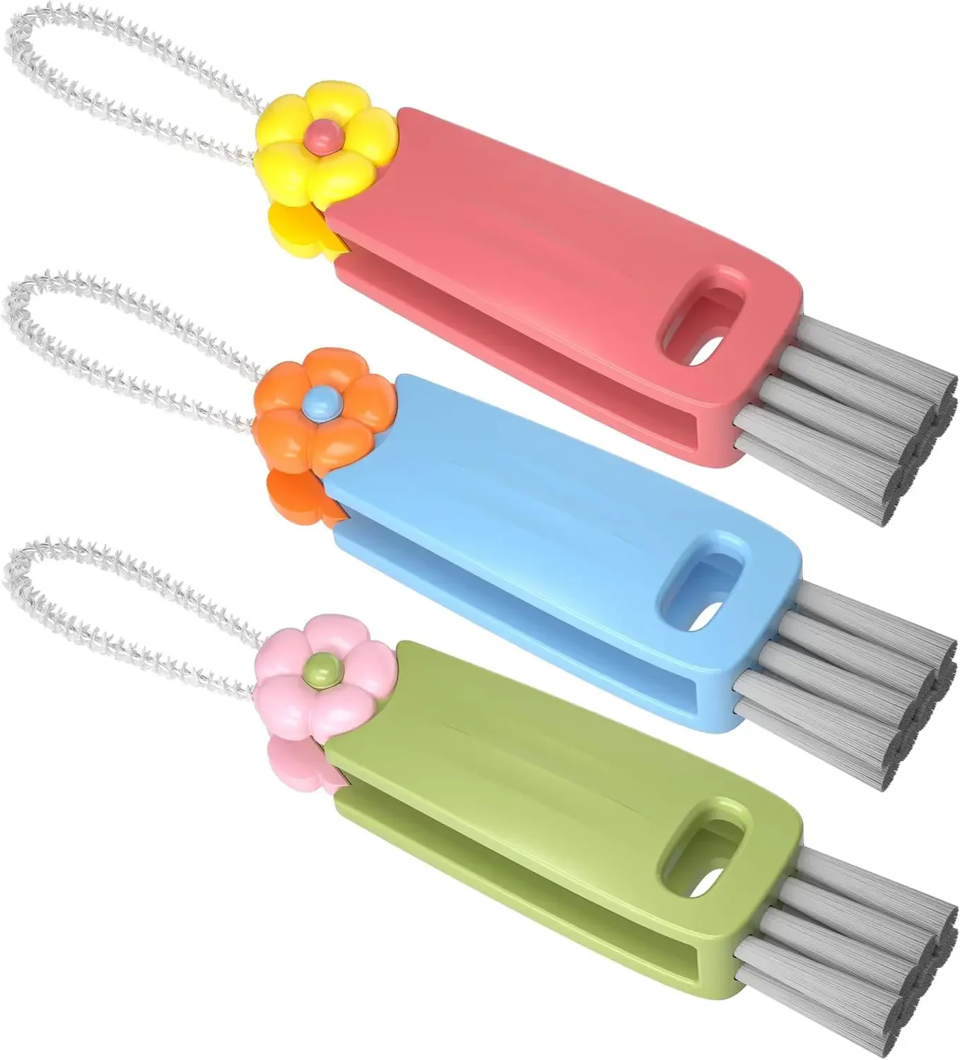 

Multifunctional Cup Lid & Bottle Cleaning Brush Set, Crevice Cleaner Tool, Multicolor