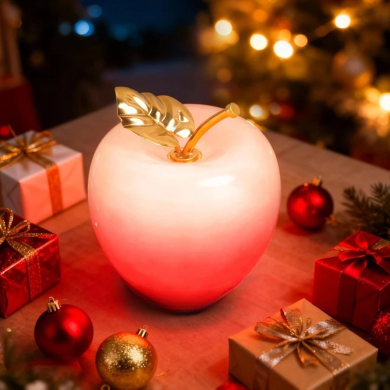 

Новый ночник в форме фруктов, атмосферный светильник для гостиной, подарок, фоновое украшение, изысканный подарок, батарейный отсек, ночник