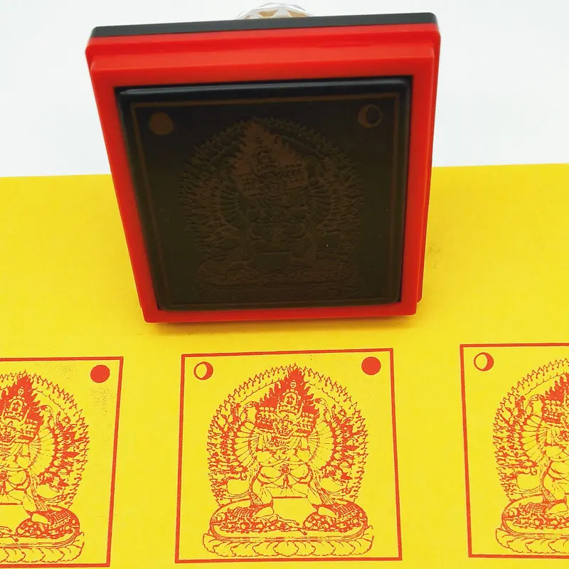 Big powerful and benevolent rule King Kong seal, Buddhist supplies, French seal, automatic oil, photosensitive seal