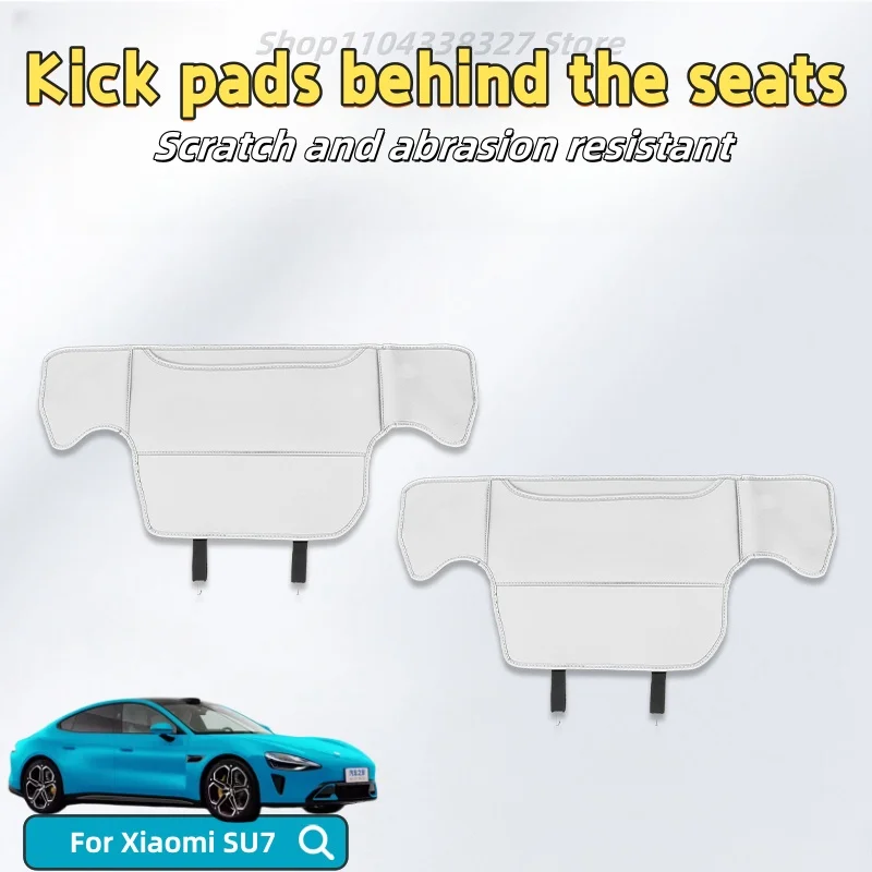 

For Xiaomi SU7 Seat Anti-Kick Pads Car Rear Backrest Cushions Anti-Dirt Protective Pads Interior accessories for men and women