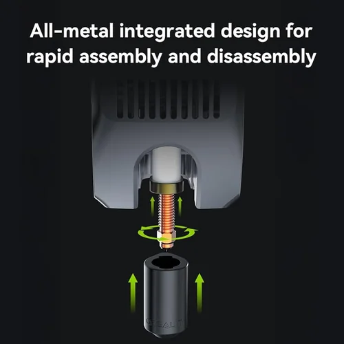 Imagen 2 del producto 1/2/3PCS Creality K2 Plus Unicorn Kit de boquillas de intercambio rápido, para impresora 3D Creality K2 Plus (0,2/0,4/0,6/0,8/1,0 mm)