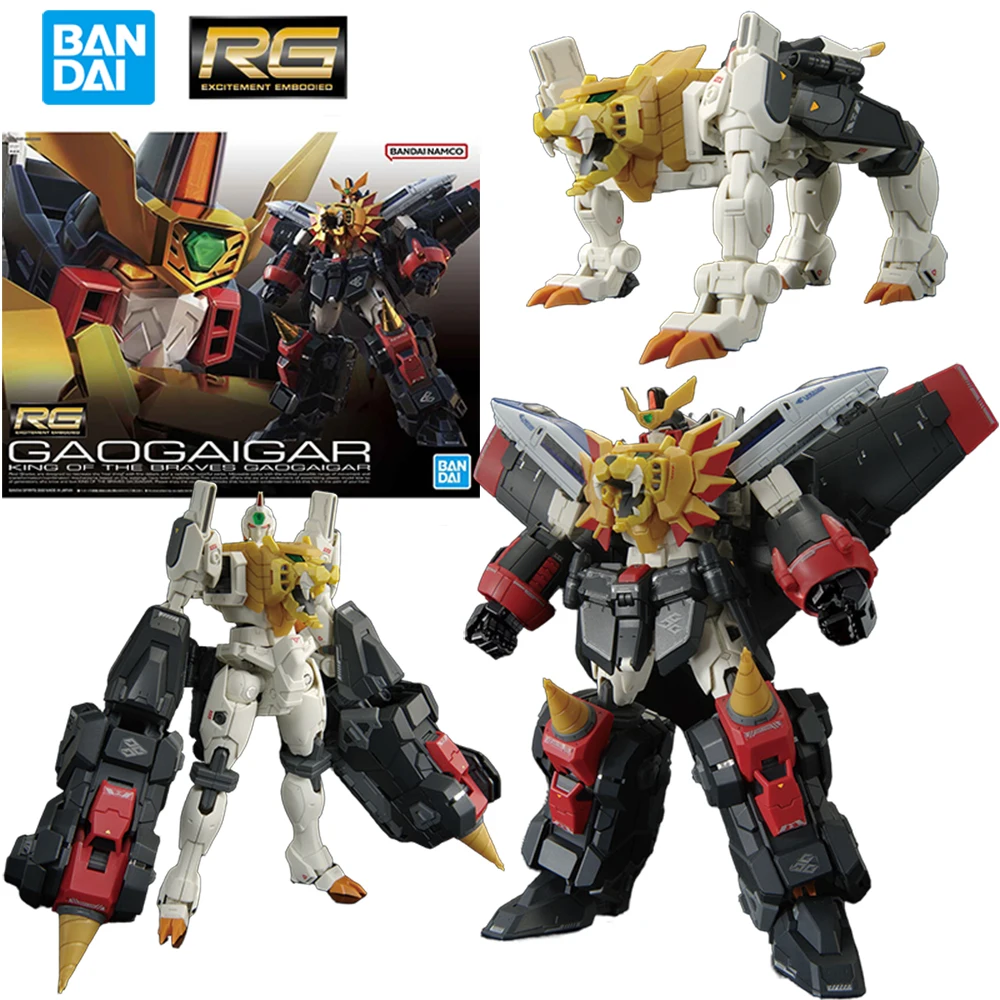 

Bandai RG 1/144 Gaogaigar король браверов Gaogaigar аниме Оригинальные фигурки героев сборные игрушки для детей подарочная коллекция