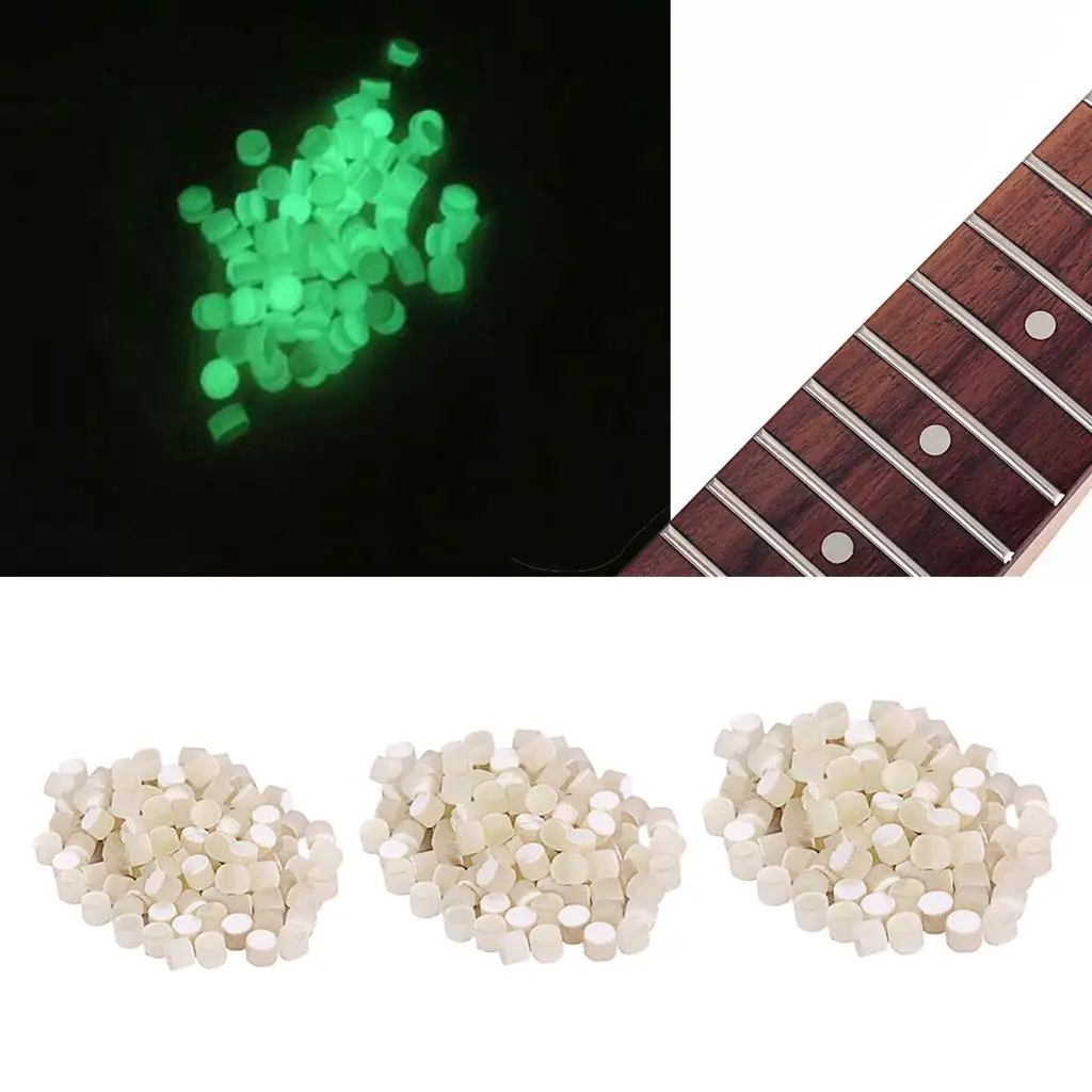 Fretboard Marker Dot Guitar Sticker Luminous Resin Inlay Decals for Acoustic Electric Bass Mandolin Ukulele String Instruments
