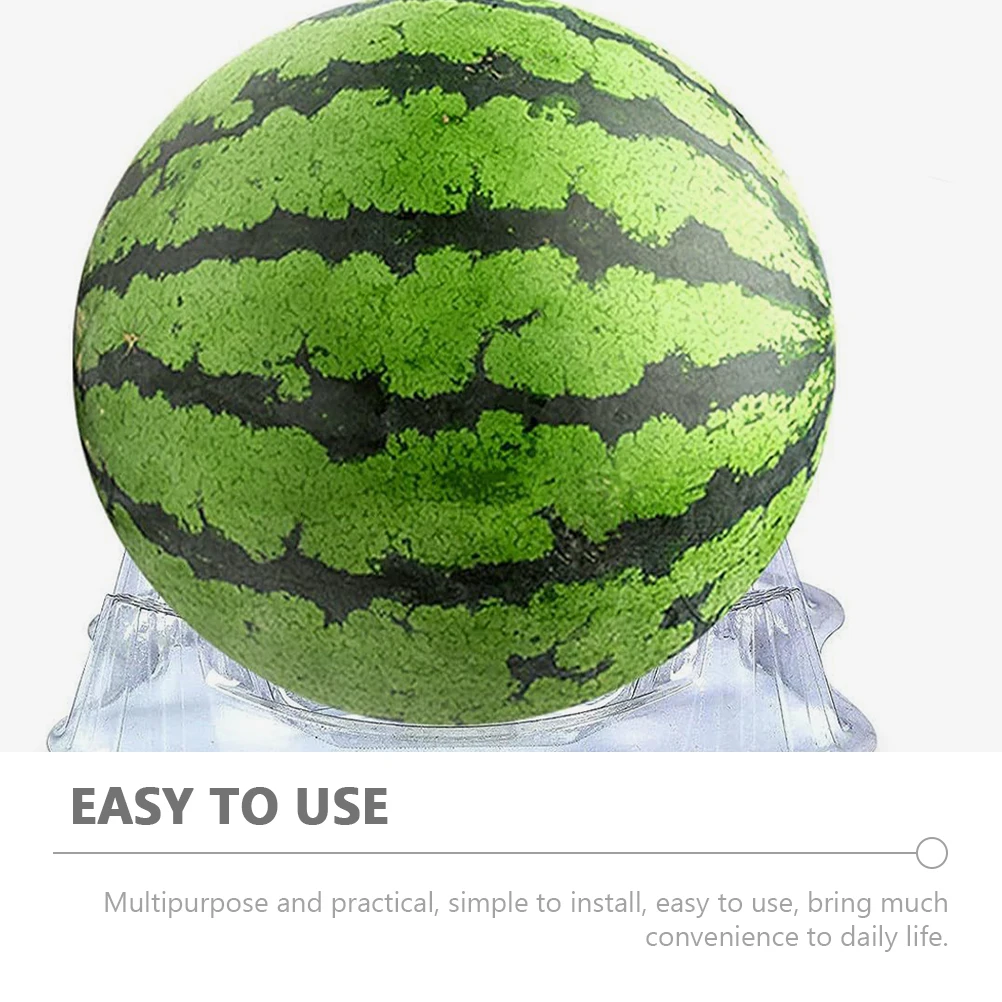 

50pcs Watermelon Supports Melon Garden Support Holder Tray Plant Stands Fruits Plastic Transparent Durable Practical