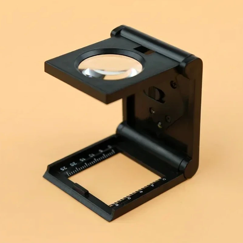 

3PC 5x Desktop Foldable Magnifier Glass with Light LED for Crafts Low Vision Linen Tester Magnifying Glasses Helping Hands Loupe