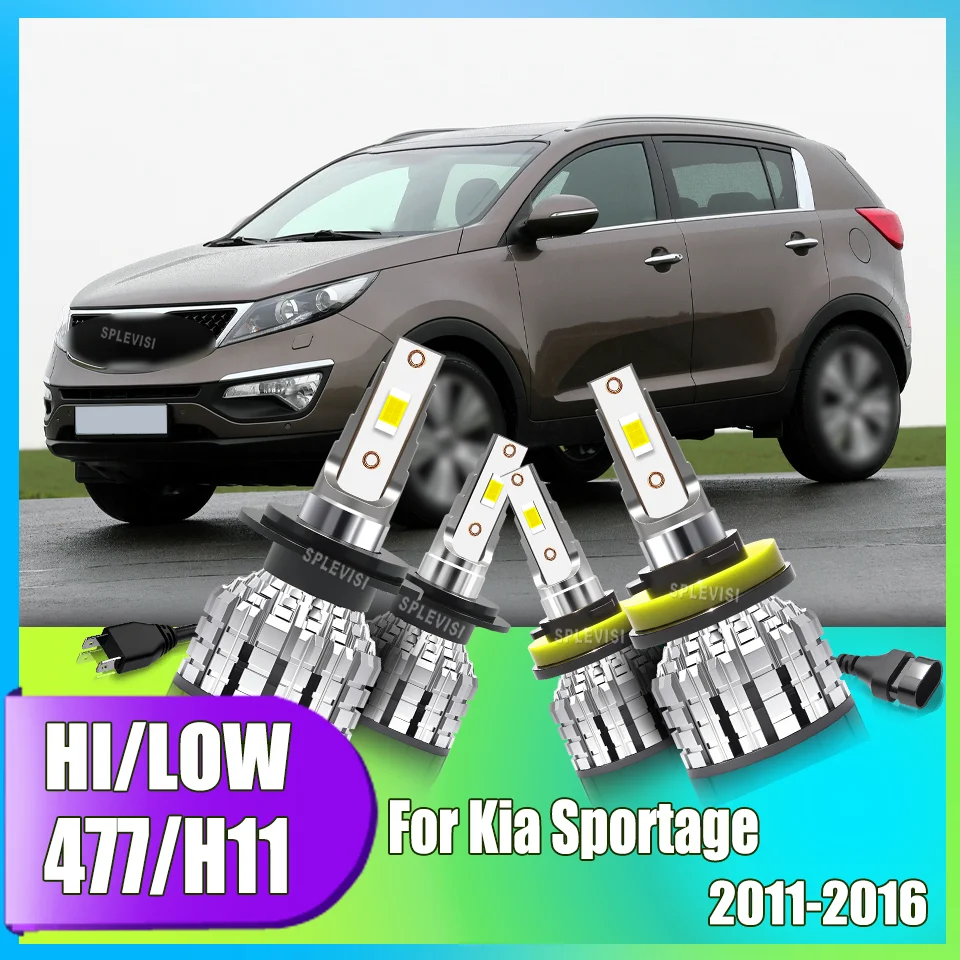 

LED Headlamp Hi Low Beam Drive with Confidence – Reliable Nighttime Illumination For Kia Sportage 2011 2012 2013 2014 2015 2016