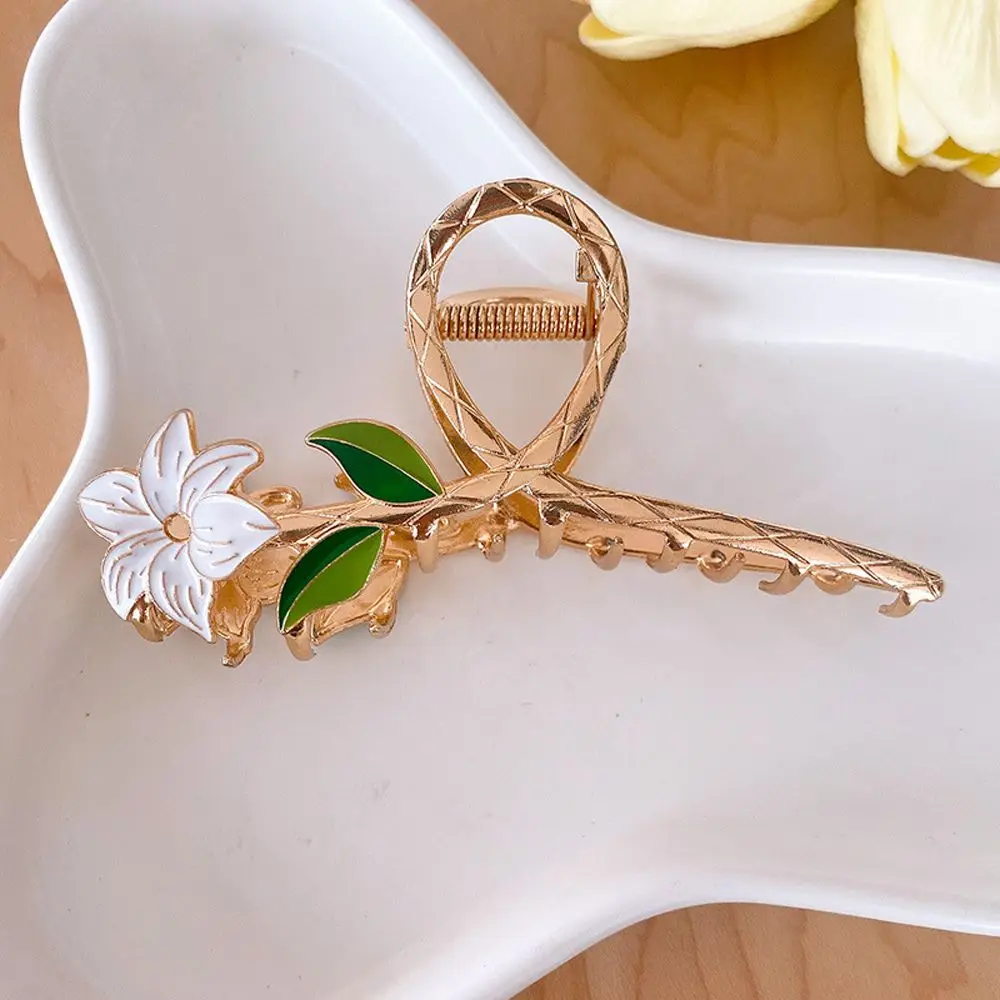 

Large Hair Accessories Female Barrette Back Head Headdress Ponytail Clip Women Hairpins Hair Claws Korean Flower Hair Clip