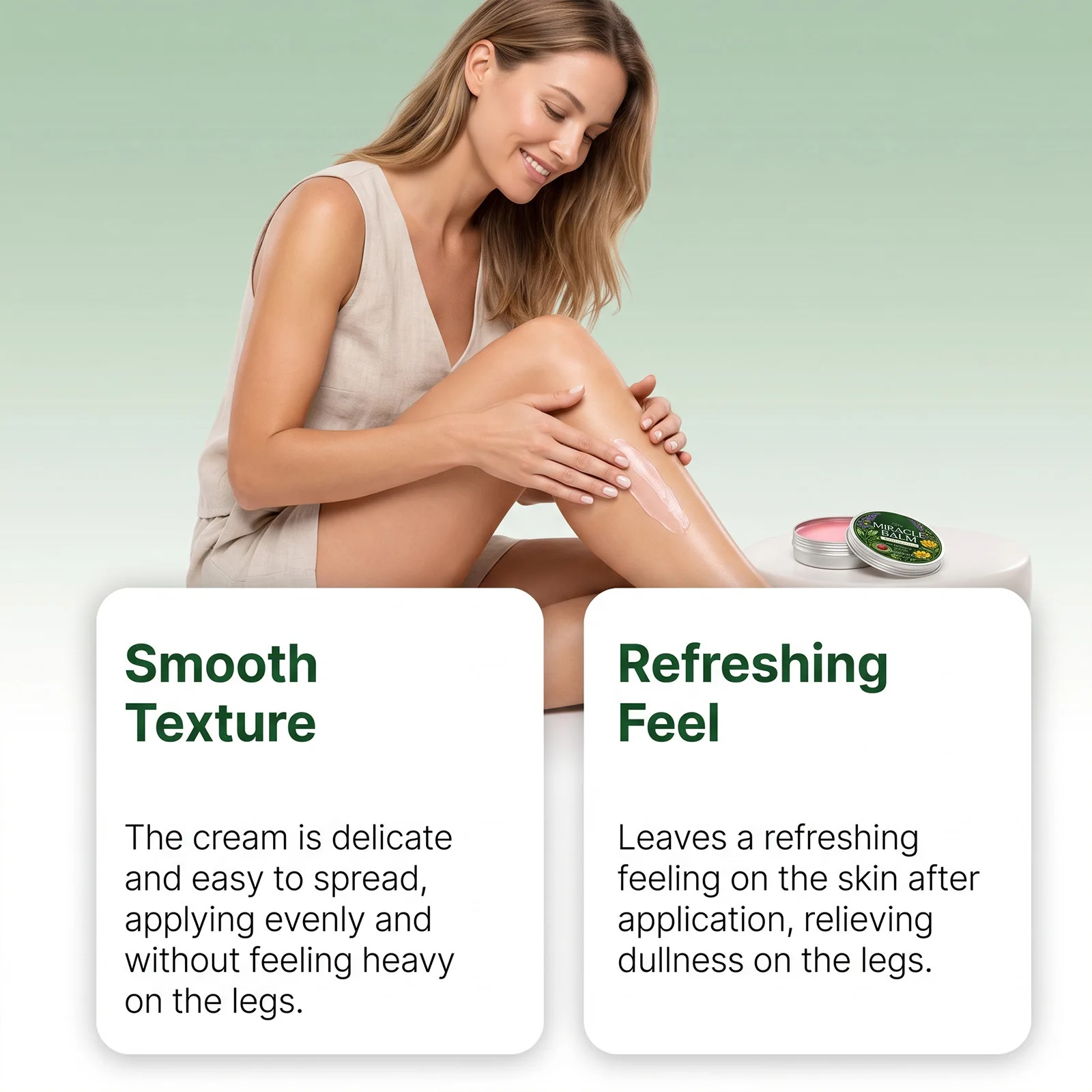 Miracle Balm Non Greasy Promote Blood Circulation Improve Vitality Moisturizing Relaxation Soothing Relief Massage Massage Cream