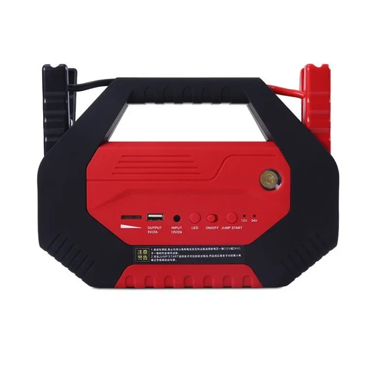 32000mAh Heavy Duty Jump Starter for Truck Semi Big Tractor Peak Current 1000A Cable Battery Booster Car Truck Power Battery Kit