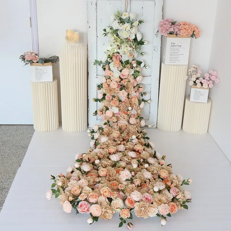Event Ceremony Pickup Planning Party Delivery Ceremony Auto Show 4S Shop Creative Simulation Trailing Rose Art