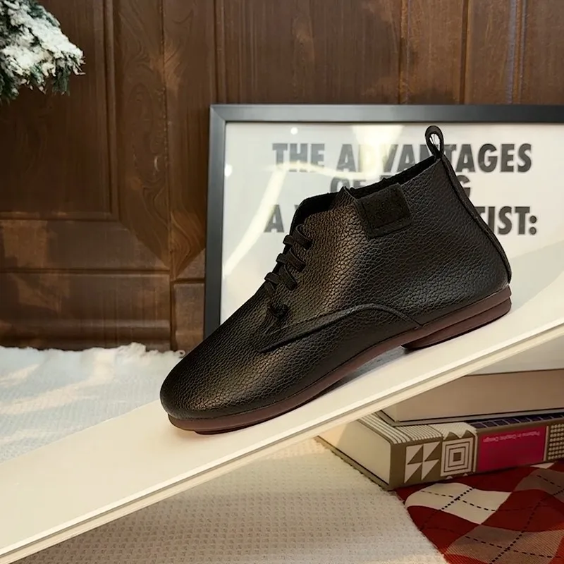 2025 الربيع قطيع الدانتيل يصل المرأة حذاء مسطح جديد جولة تو لينة أسفل أحذية السيدات في الهواء الطلق الشقق غير رسمية النساء Zapatos Mujer