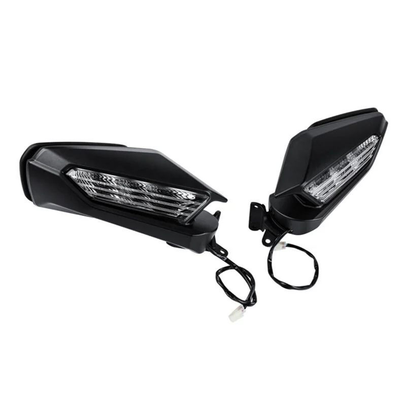 

Motorcycle Rearview Mirror W/LED Turn Signal Light 1 Pair For Honda Goldwing GL1800 2018-2020 Reversing Side Mirror