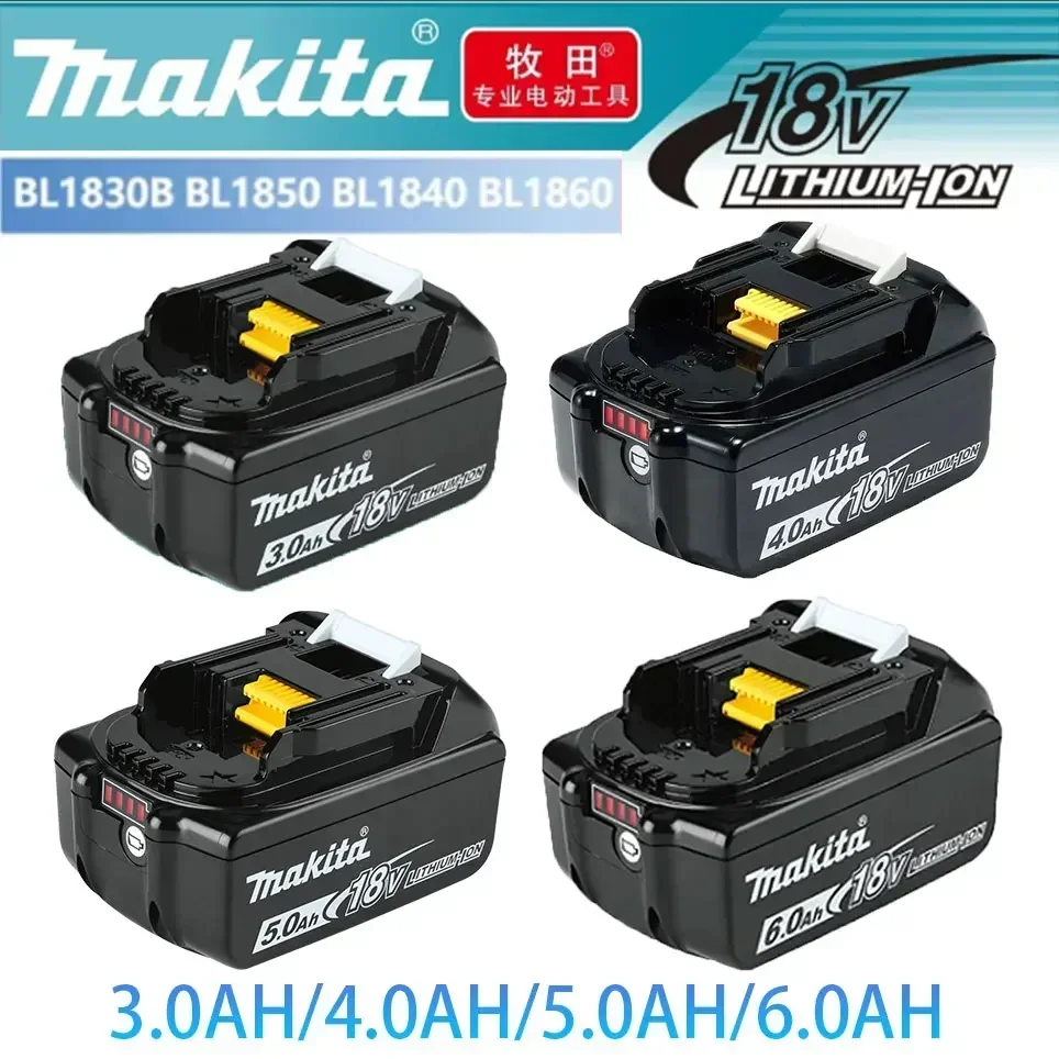 

Original Makita 6Ah/5Ah/3Ah for Makita 18V Battery BL1830B BL1850B BL1850 BL1840 BL1860 BL1815 Replacement Lithium Battery