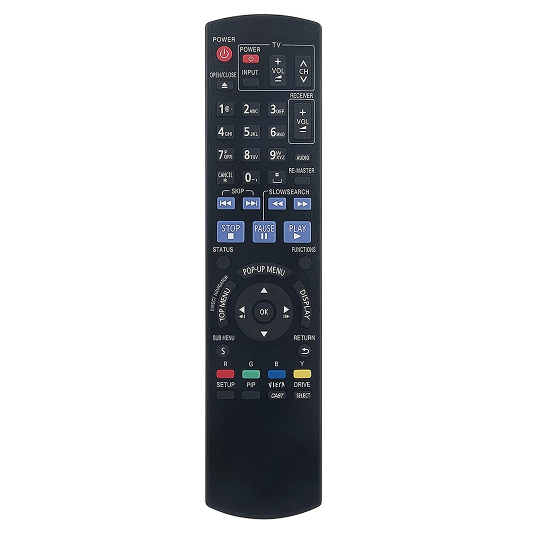 B29C-Remote Control N2QAYB000378 for Panasonic Blu-Ray Disc Player DMP-BD60 DMP-BD80 DMP-BD35 DMP-BD605 DMP-BD601 DMP-BD80K