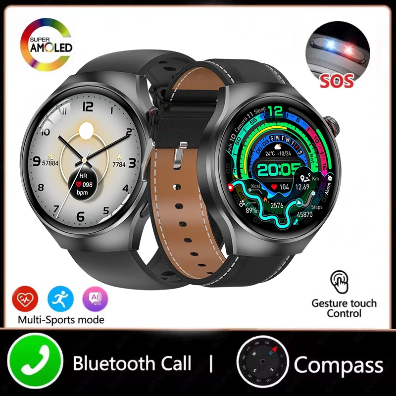 

Новинка 2025 года для Huawei Xiaomi Watch 5 Pro, умные часы для мужчин, AMOLED HD-экран, пульсометр, Bluetooth-вызов, IP67, водонепроницаемые умные часы