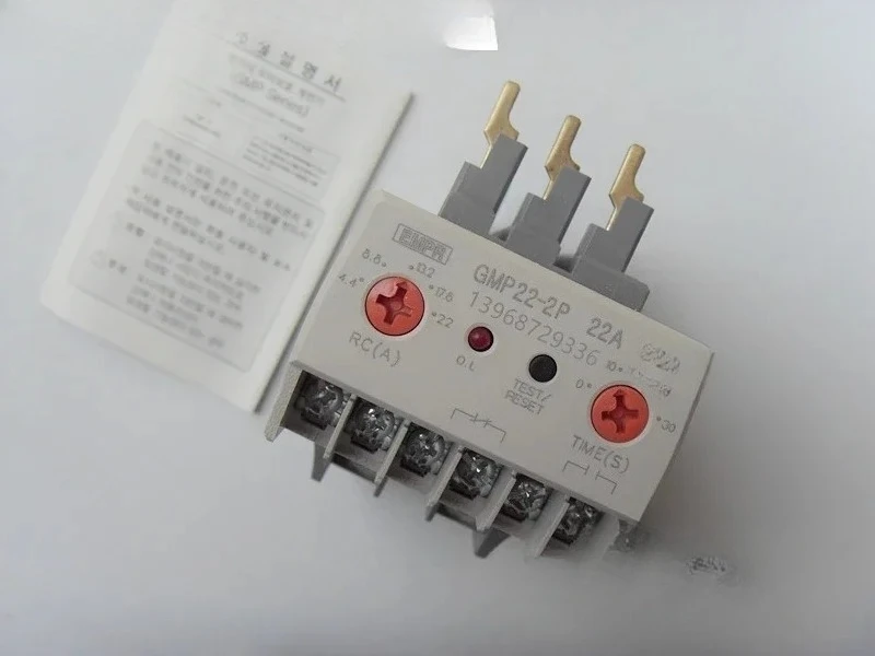 

2026 Electronic relay GMP22-2P 3P 1.5A 5A 22A motor protection relay