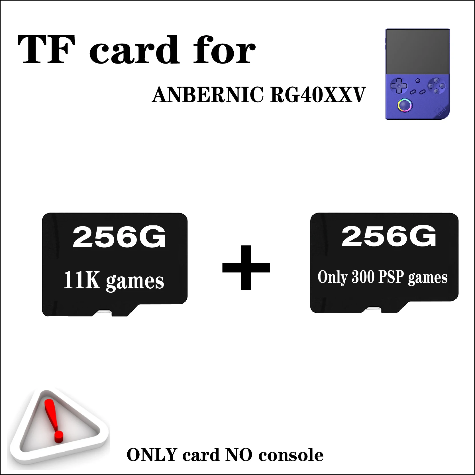 For ANBERNIC RG40XXV Memory Card TF Card Retro Handheld Game Console Linux System PSP Game Video Game Consoles Card