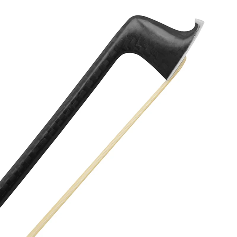 

AZZ-QA-20 Violin Bow 4/4 Composite Carbon Fiber Pure Ponytail Color Beige Line Silver Silk Sheepskin Hand Rest Bow