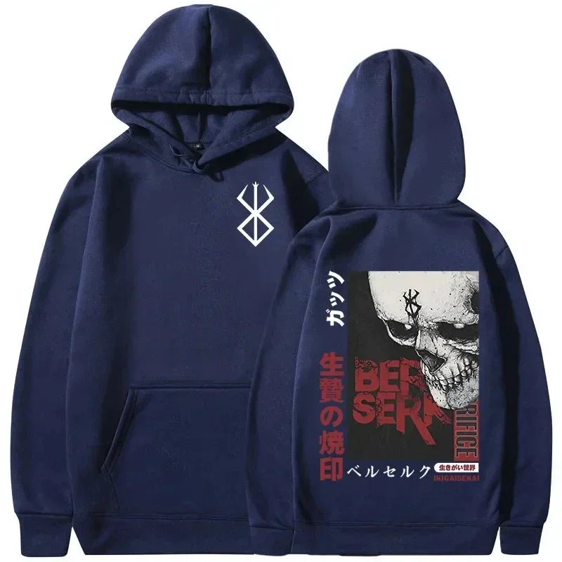 Hoodie Casual Oversized Pullovers Anime Berserk Guts Graphic Print Women Hoodie Swordsman Casca Brand of Sacrifice Zodd Hoodies