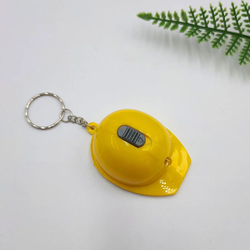 Flash Light Keychains Flashlight Key Construction Mini Led Ring Party Keyring Torch Hat Chains Light Flash Shade Security Favors