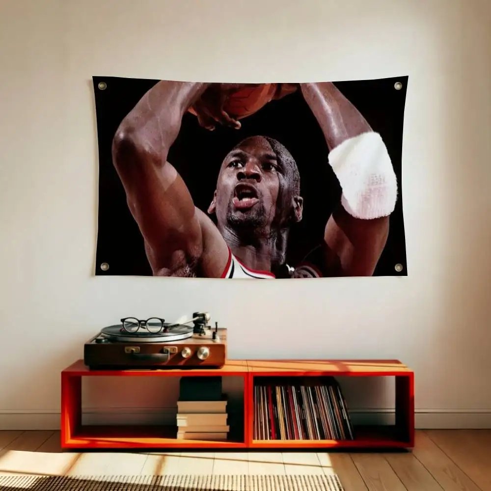 God of Basketball Michael Jordan Jordan Flag Suitable For Party Club Outdoor Interior Wall Decoration Banner Fans Gift