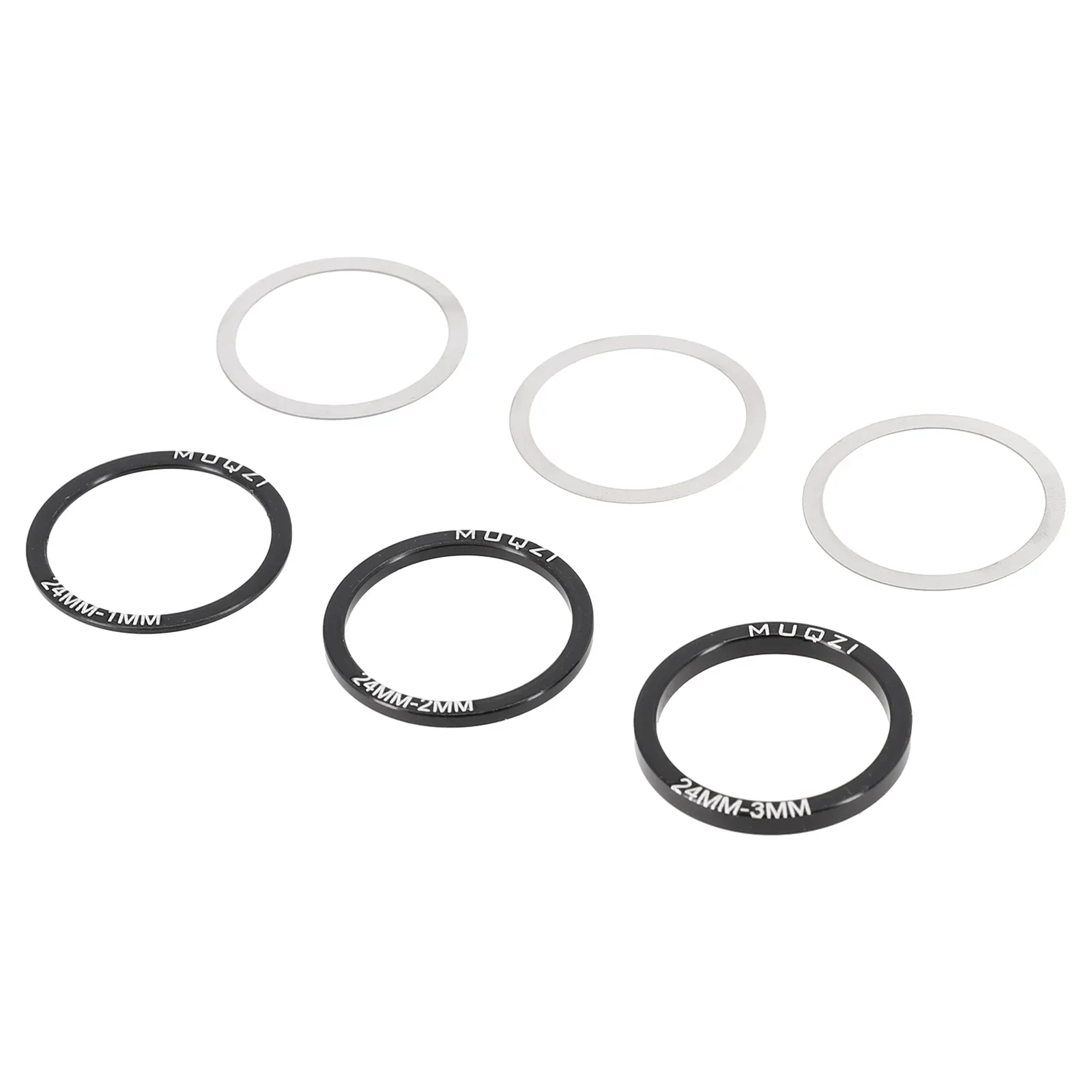 

6Pcs Bicycle Bottom Bracket Crankset Washer 24/29/30mm For BB86/91/92/BB30 Cycling Bike BB Gasket Spacer Repair Part Accessories