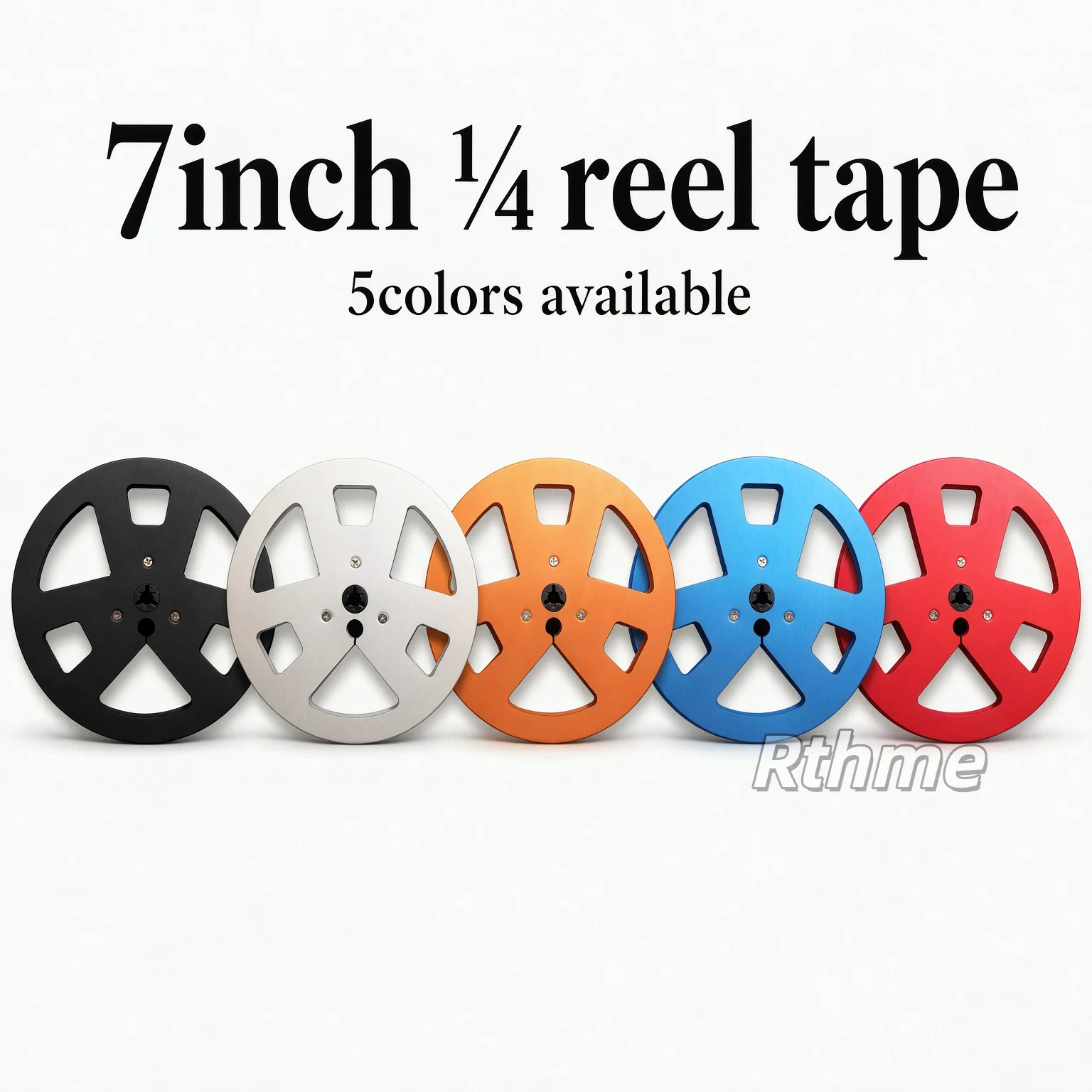 7 Inch Empty Tape Reel 1/4  Nab Hub Reel-To-Reel Recorders Accessory Empty Aluminum Disc Opening Machine Parts