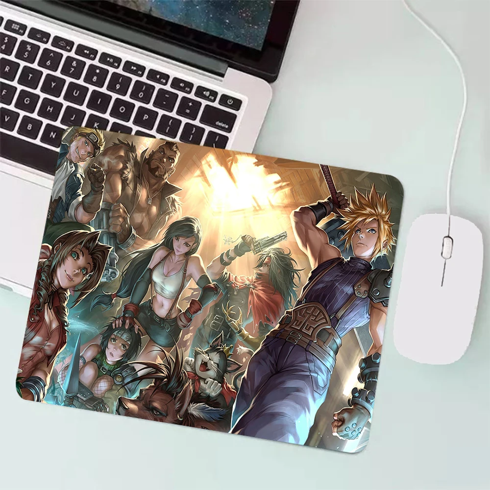 Final Fantasy 7 Small Gaming Mouse Pad PC Gamer Keyboard Mousepad XXL Computer Mouse Mat Laptop Carpet Anime Mause pad Desk Mat