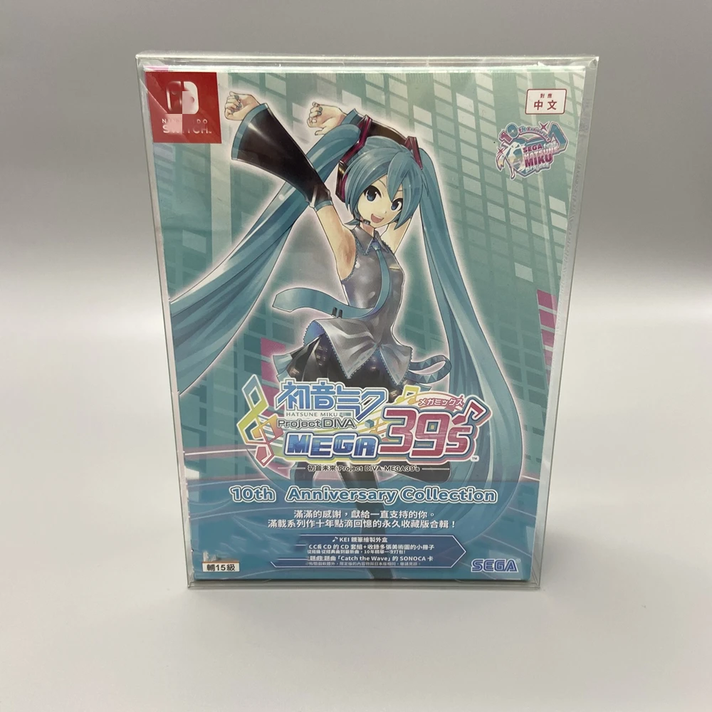 Collection Display Box For Project DIVA MEGA39's/Nintendo Switch/NS Game Storage Transparent Boxes TEP Shell Clear Collect Case