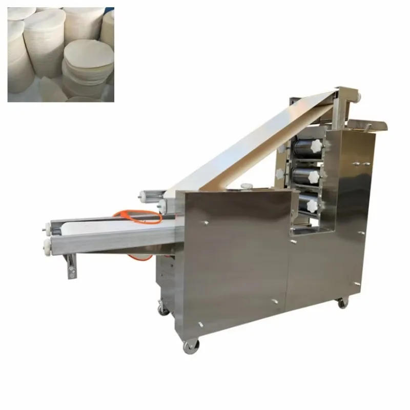 Commercial Samosa Dumpling Wonton  Wrapper Machine/ Thin Flat Bread Making Machine/ Roti Maker Machine
