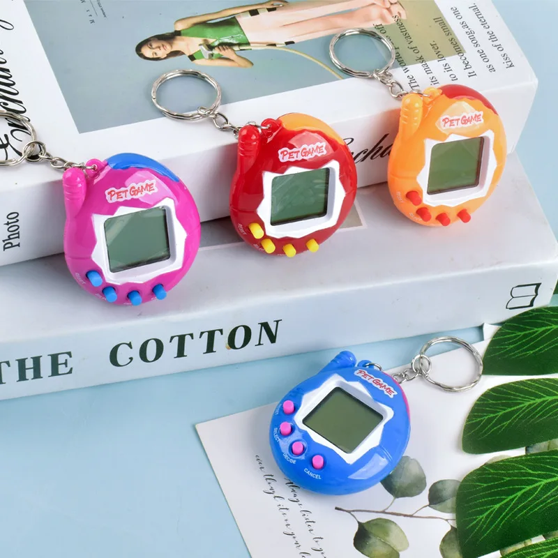 

1PCS For Kids Electronic Virtual Pet Retro Handheld Game Machine Nostalgic Funny Mini Toys Pixel Funny Play Multicolor