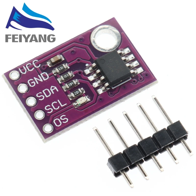 LM75 CJMCU-75 Sensor Module Temperature Sensor High Speed I2C IIC Interface High Precision LM75A