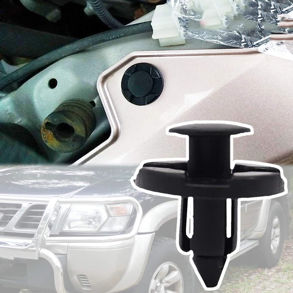 For Nissan Patrol Y60 Y61 Y62 1988 - 2018 2019 Safari Armada Car Bumper Wheel Arch Trim Clip Lining Liner Mud Flap Guard Rivets