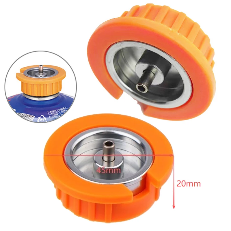 1PCS Copper  Outdoor Camping Gas Tank Adapter Cassette Interface Threaded Accessories Thread To Bayonet Converter