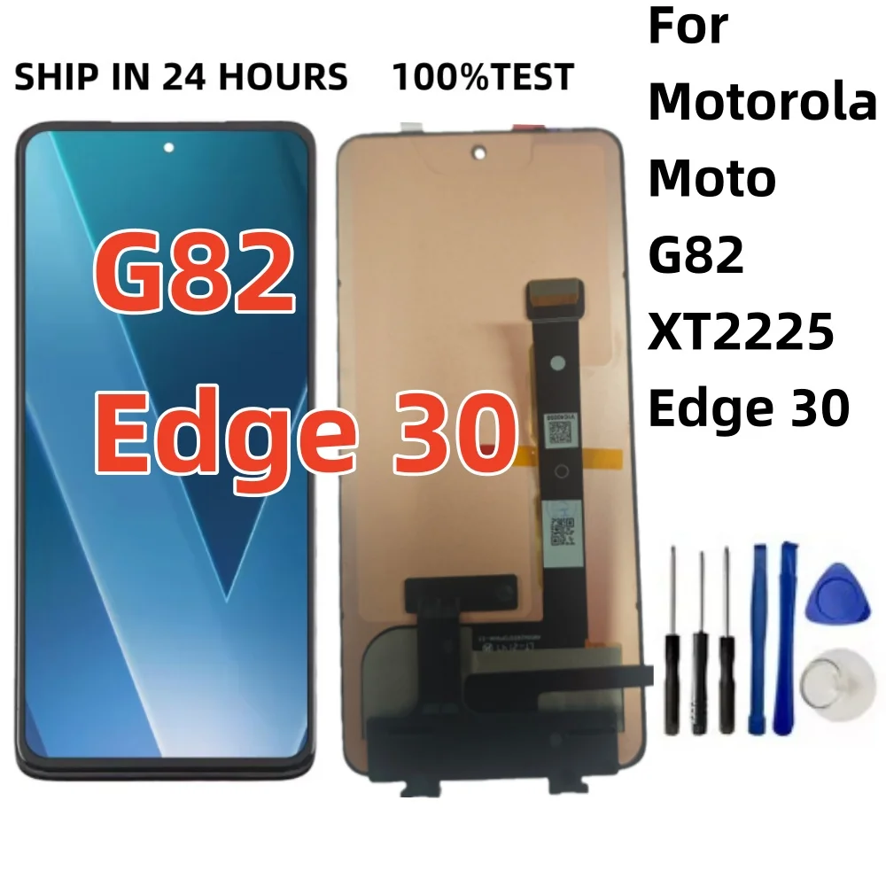 Nuevo LCD para Motorola Moto G82 XT2225 pantalla LCD Digitalizador de pantalla táctil reemplazo para Moto Edge 30 XT2203-1 pantalla LCD