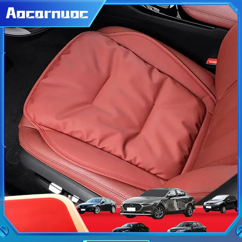 For Mazda 3 Axela Atenza ZOOM-ZOOM Car Seat Cover Front Seat Protective Cushion Soft PU Back Pad Anti-Skid Interior Chair Mats