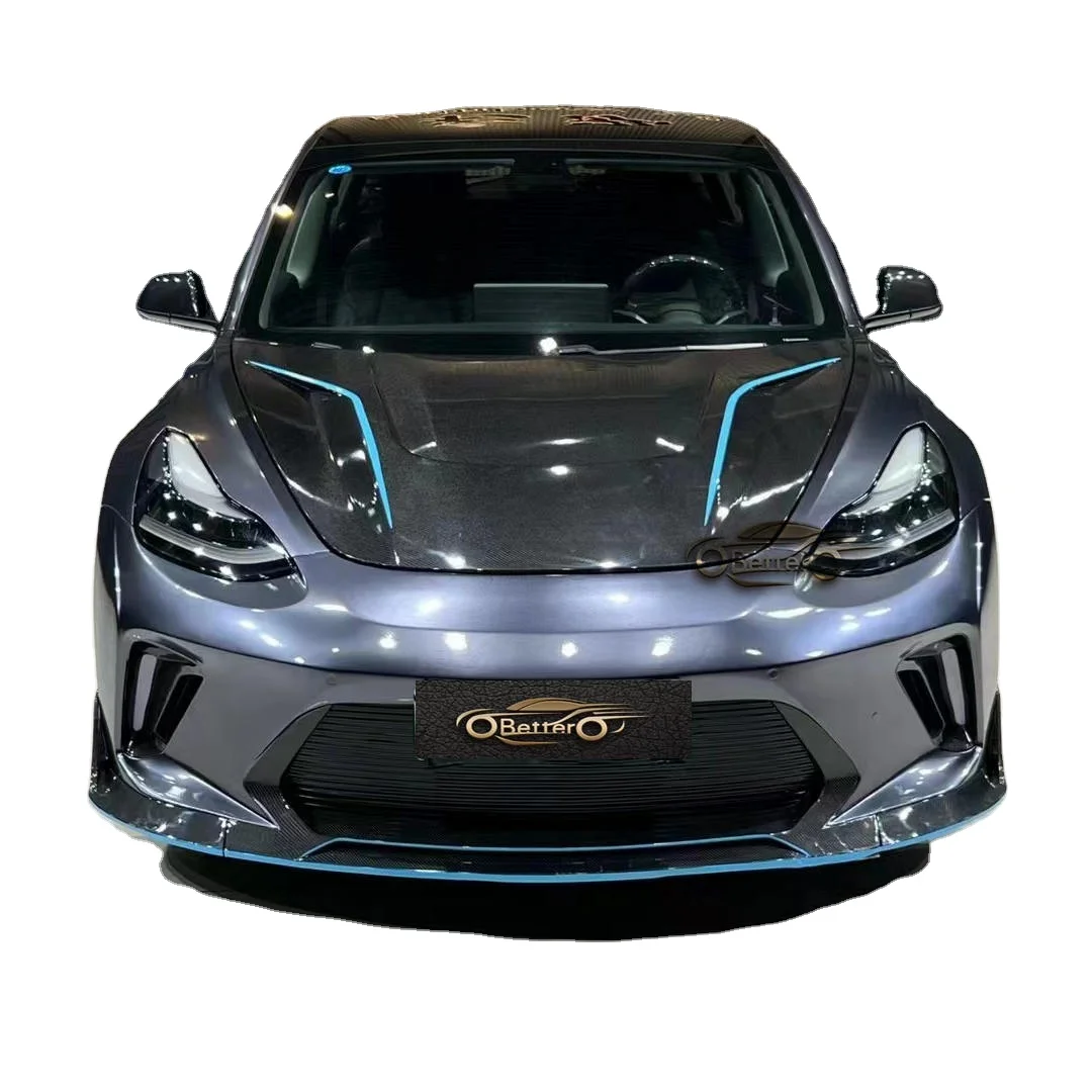 BETTER Robot hacker style body kit with LED headlight plug-in module suitable for Tesla model 3 non-destructive installation