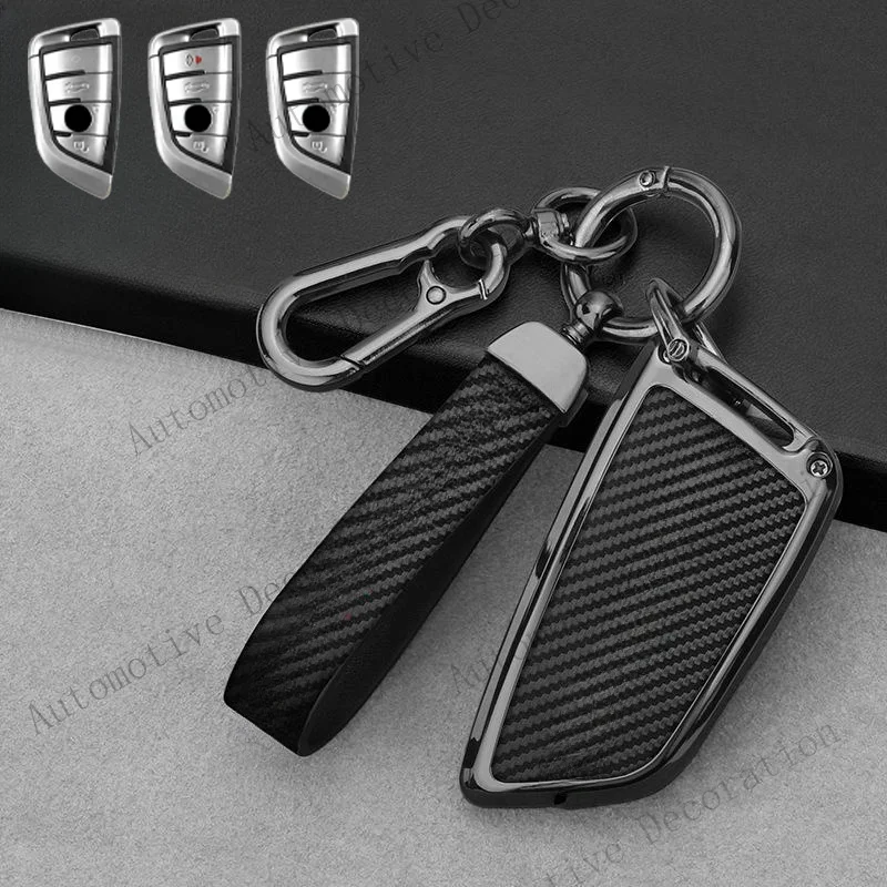 Z+ Zinc Alloy TPU Leather Car Key Case Cover For BMW X1 X2 X3 X4 2 3 4 5 6 7 8 X6M