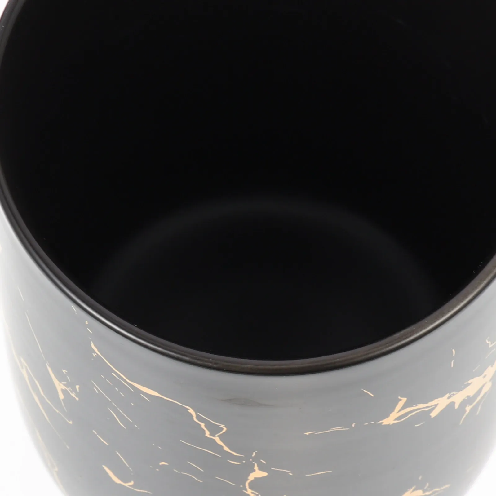 

Home Stone Marble Black Toothbrush Cup Practical Bathroom Tumblers Creative