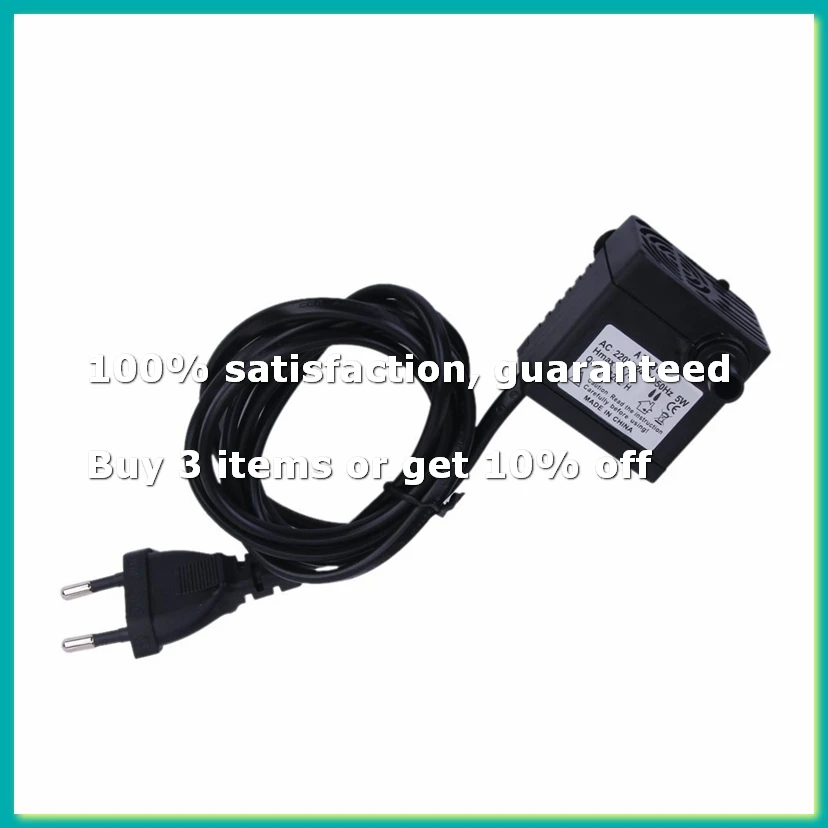 AC 220-240V 5W Submersible Water Pump for Aquarium Pond Fountain EU Plug-AD23