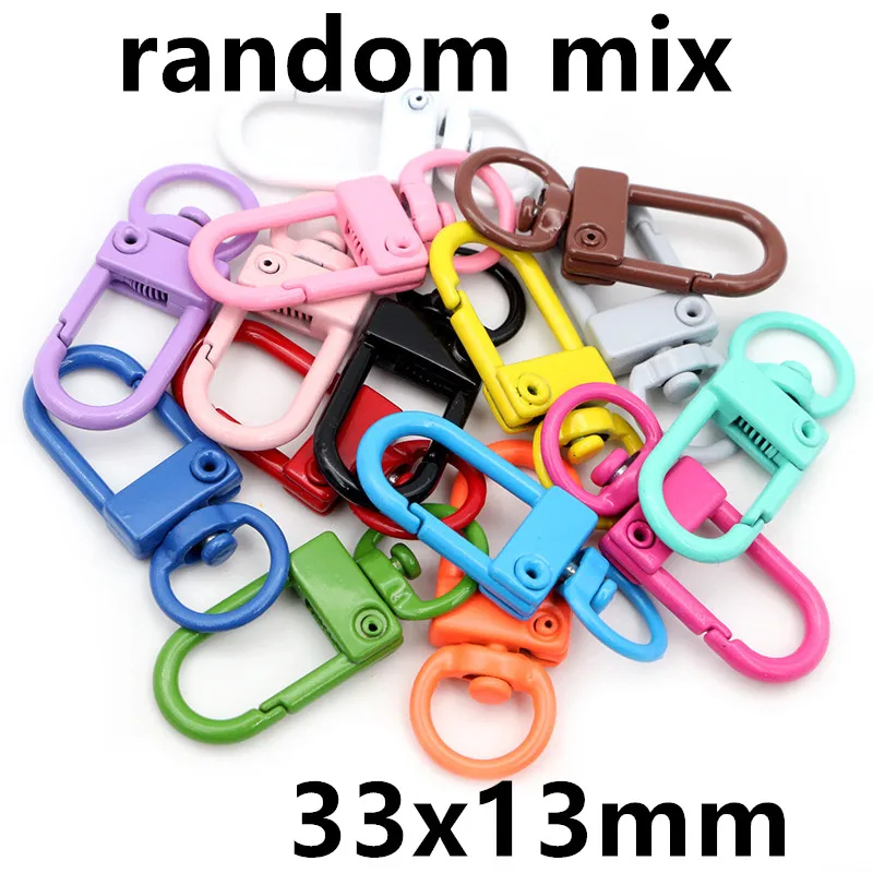 10 cái Móc khóa móc khóa 26x10/33x13mm Móc khóa móc khóa móc khóa móng vuốt tôm hùm tự làm đồ trang sức phụ kiện phát hiện cho Móc khóa ba lô