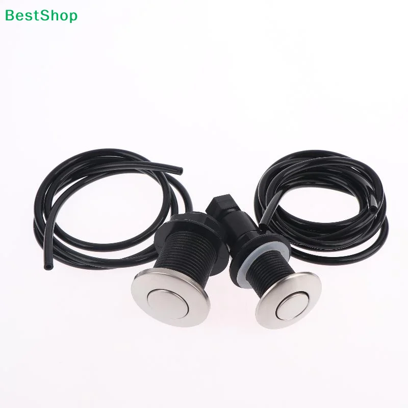 On/Off Push Air Button Switch For Bath Spa Jet Tub Disposal Tubing Pneumatic Air Pressure Switch Knob Kit Home Tools