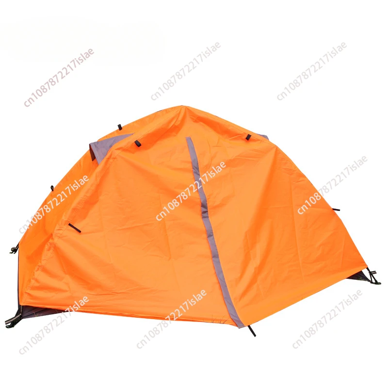 Double-layer explosion-proof rain single automatic tent, free to set up, quick to open rain-proof single tent