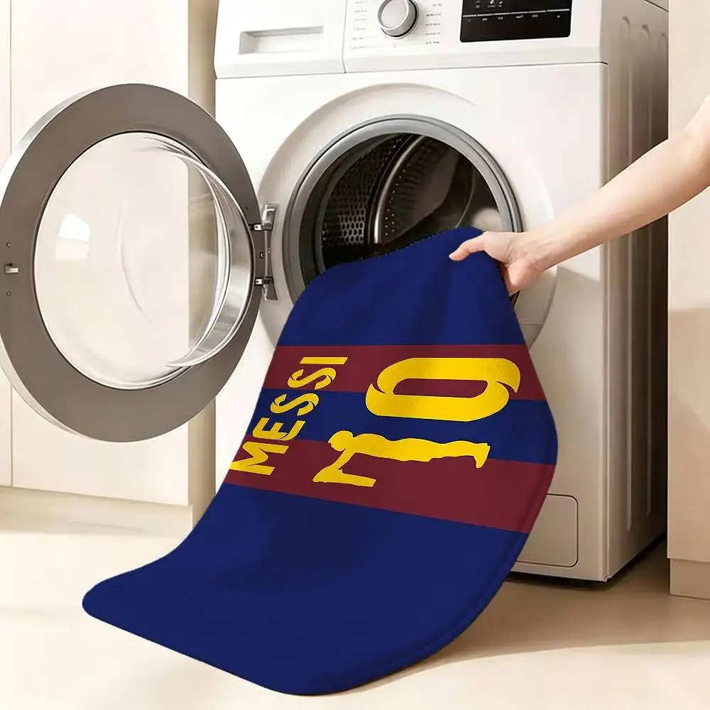 Football M-MessiS 10 Bedroom Decor Carpet  for Living Room Thick Plush Study Floor Mat Home Fluffy Soft Rug