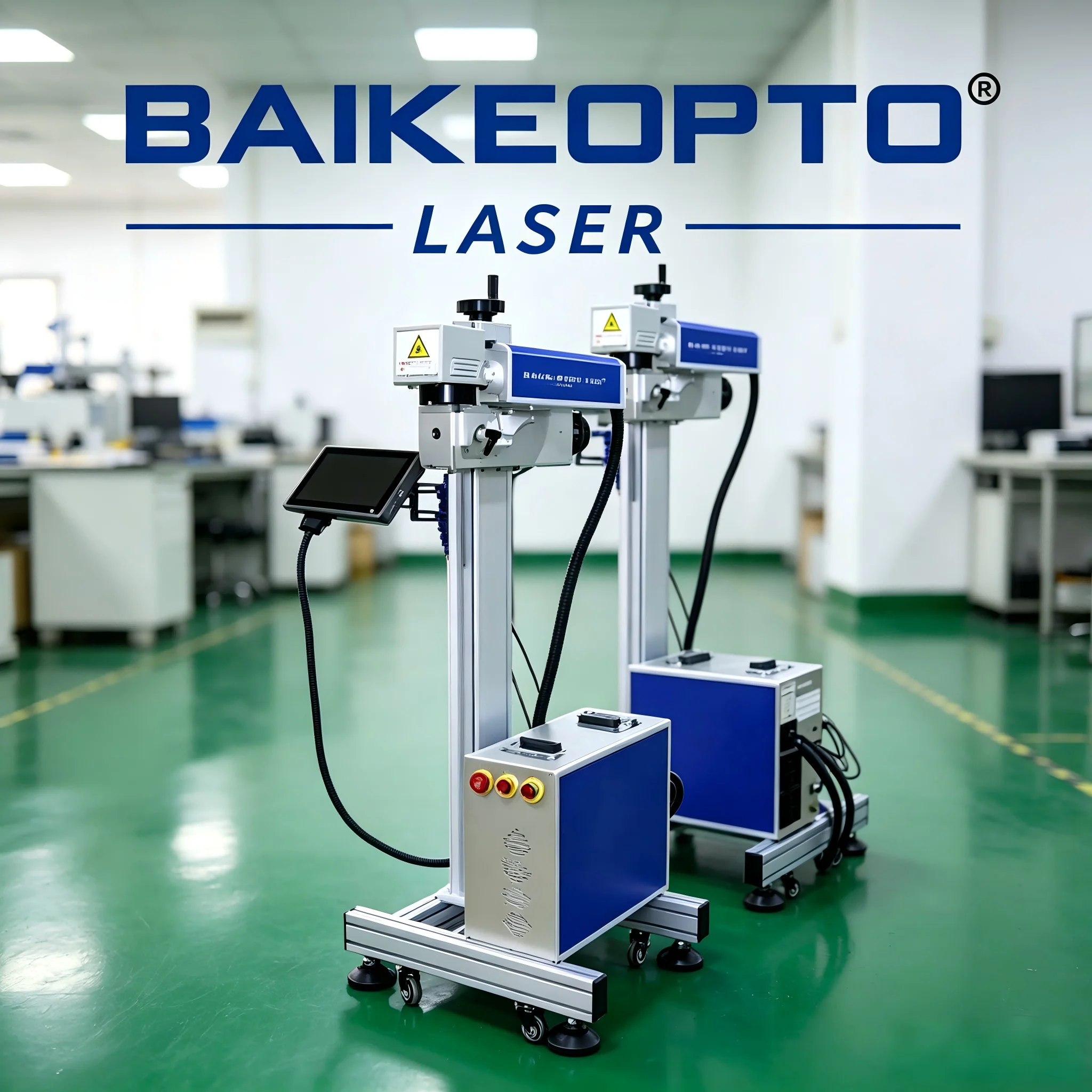 CO2 Flying Laser Marking System Delivers Fast & Clean Marking for Date Codes Lot Numbers on Plastic Paper Packages
