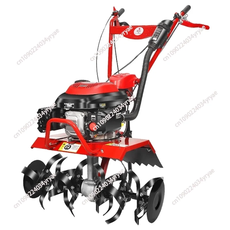 Micro Tiller 144 Four-stroke Small Soil Loosening Agricultual Ditch Rotary Tiller Plowing Machine Wasteland Reclamation Artifact