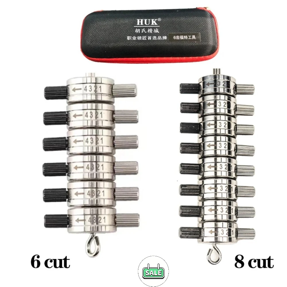 

Original HUK 6 Cut Premium Tibbe HUK FO21 Premium for ford Pick and Decoder Tibbe Locksmith Tools for Ford