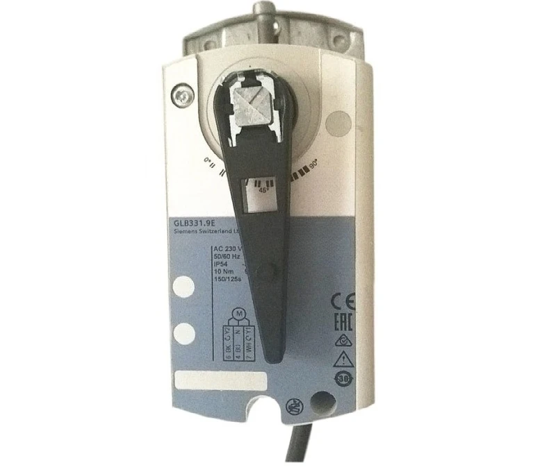 Electric air valve actuator 10N angular stroke GLB switch adjustment type 0-10V 2