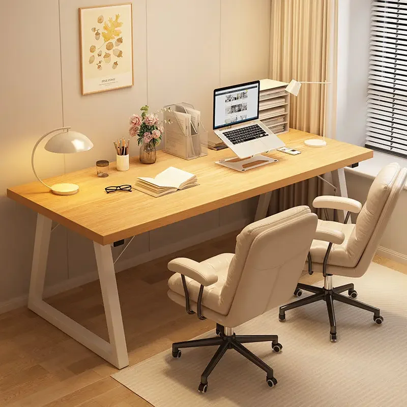 Home Computer Desk Desktop Desk Student Home E-sports Table Bedroom Simple Bookshelf Table Long Desk Workbench
