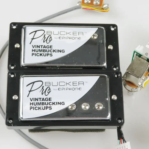 Imagen 2 del producto Pastillas de guitarra eléctrica PRO Bucker Alnico Humbucker estándar con juego de arnés de cableado